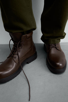 CHUNKY LACE-UP BOOTS - Image 3