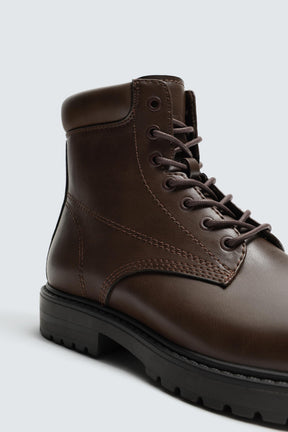 CHUNKY LACE-UP BOOTS - Image 6