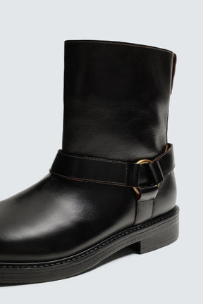 LEATHER HARNESS BOOTS - Image 6