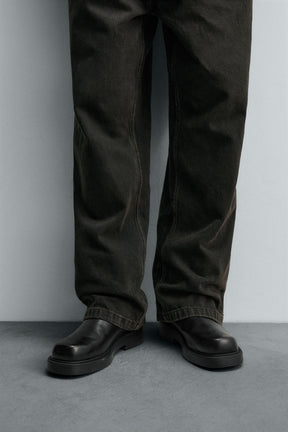 LIMITED EDITION CHUNKY LEATHER BOOTS - Image 3