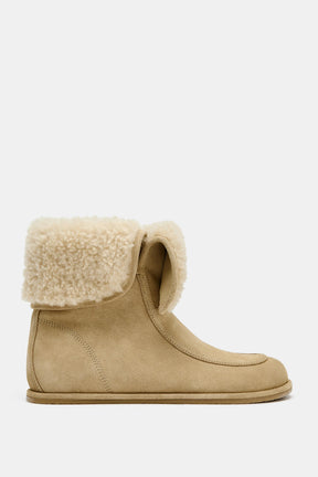 SUEDE ANKLE BOOTS