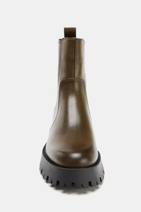 DISTRESSED ANKLE BOOTS