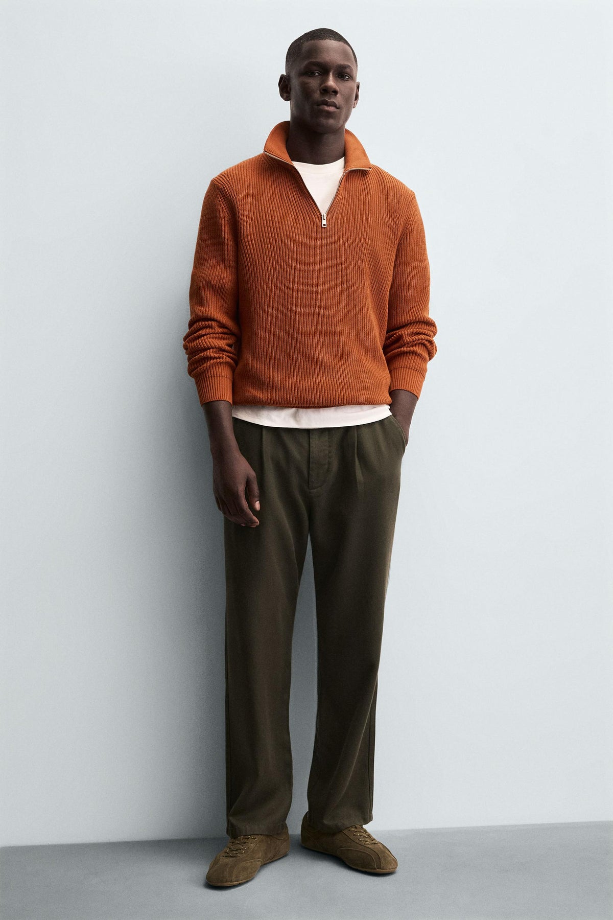 ULTRA-THIN SOLE LEATHER TRAINERS - Image 2