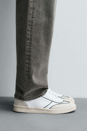 TRAINERS WITH CONTRAST SOLE - Image 1