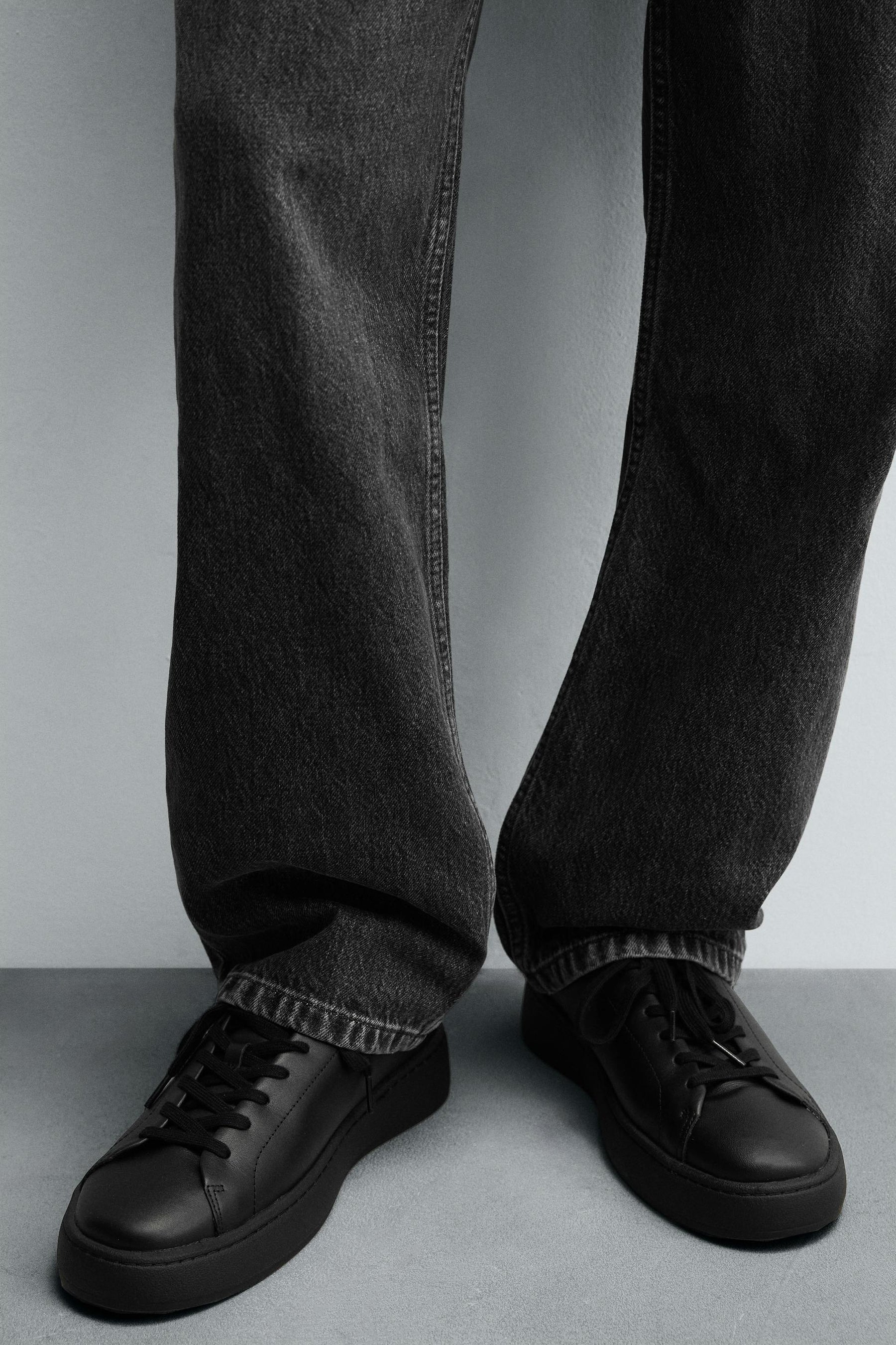 CHUNKY LEATHER TRAINERS - Image 3