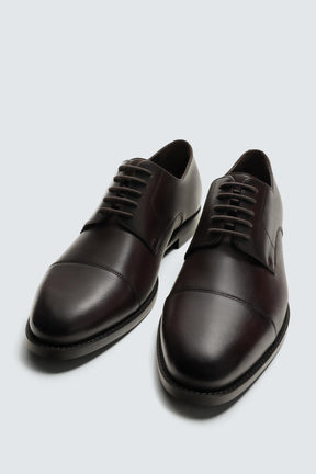 LEATHER DERBY SHOES - Image 5