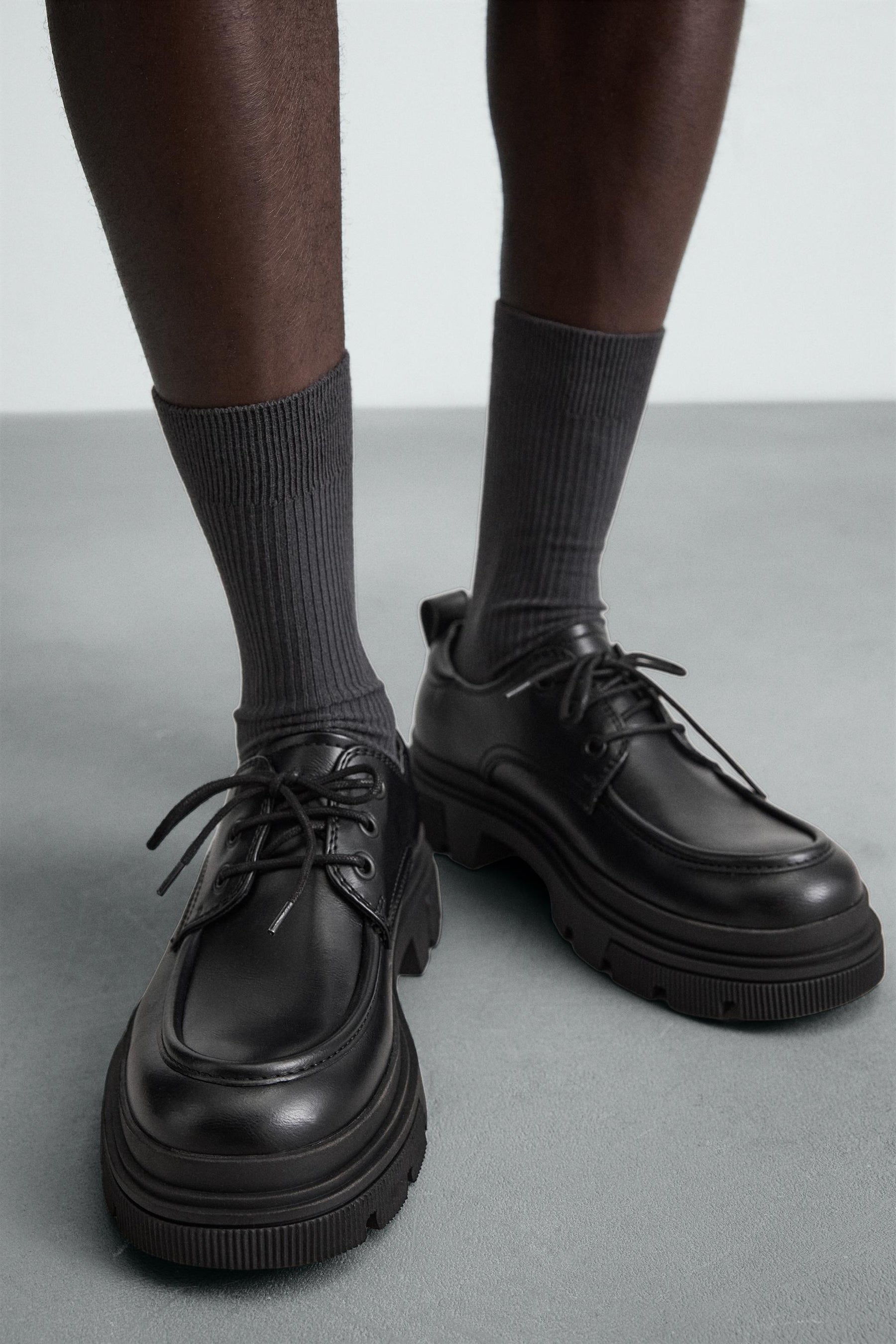 CHUNKY MOC TOE SHOES - Image 3