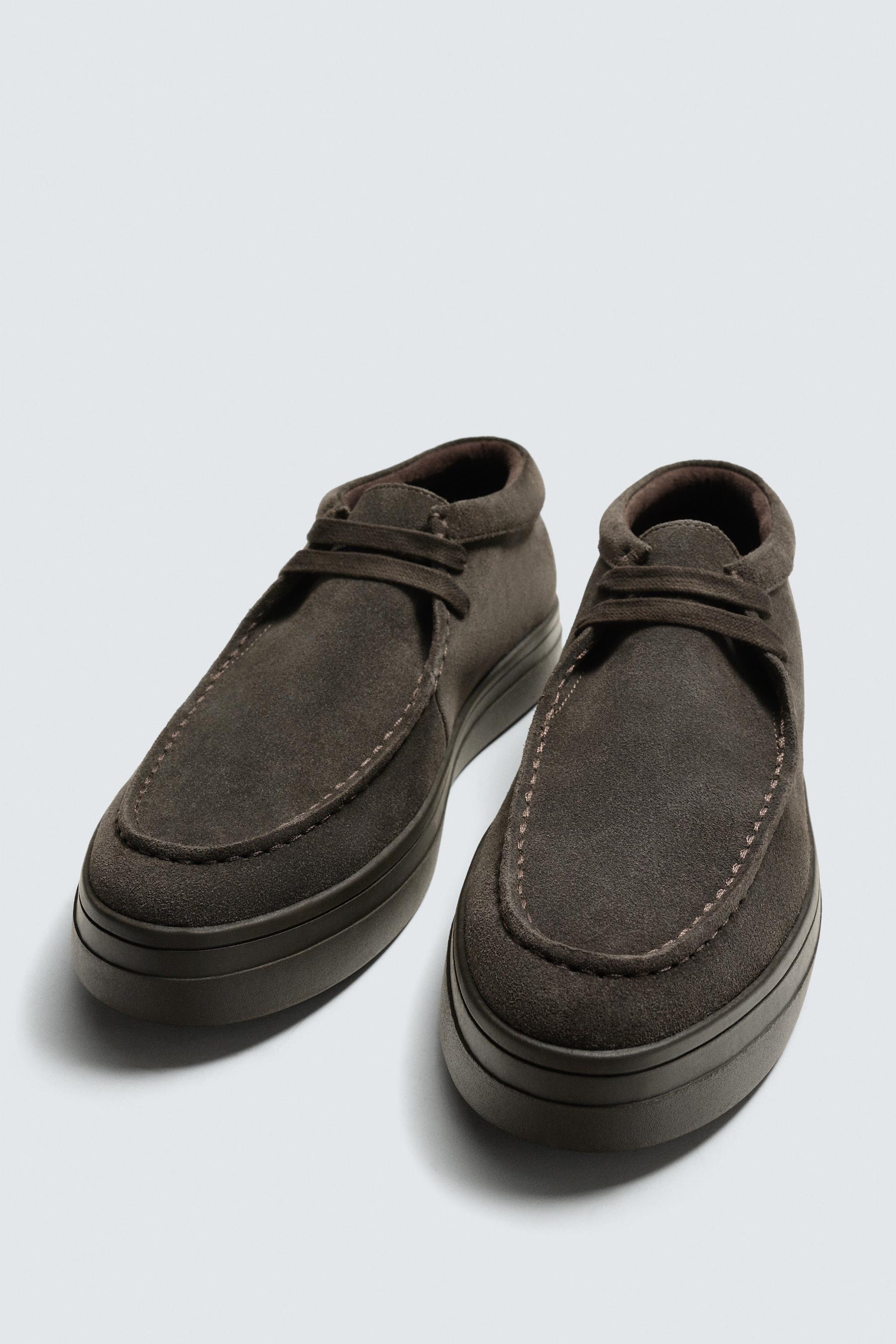 LEATHER MOC TOE SHOES - Image 5