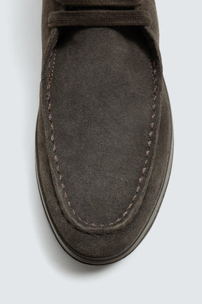 LEATHER MOC TOE SHOES - Image 6