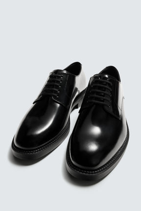 LEATHER DERBY SHOES
