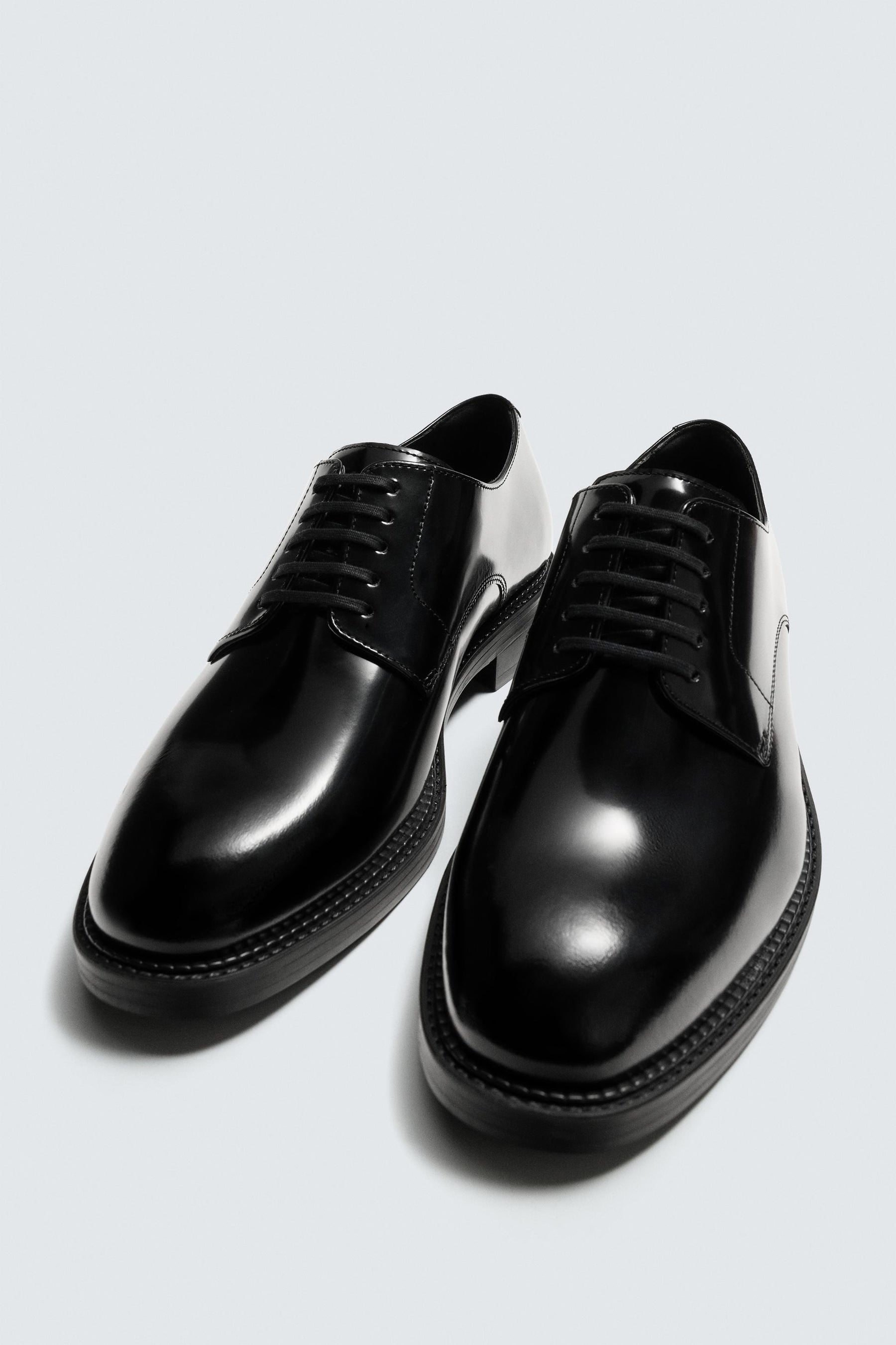 LEATHER DERBY SHOES - Image 5