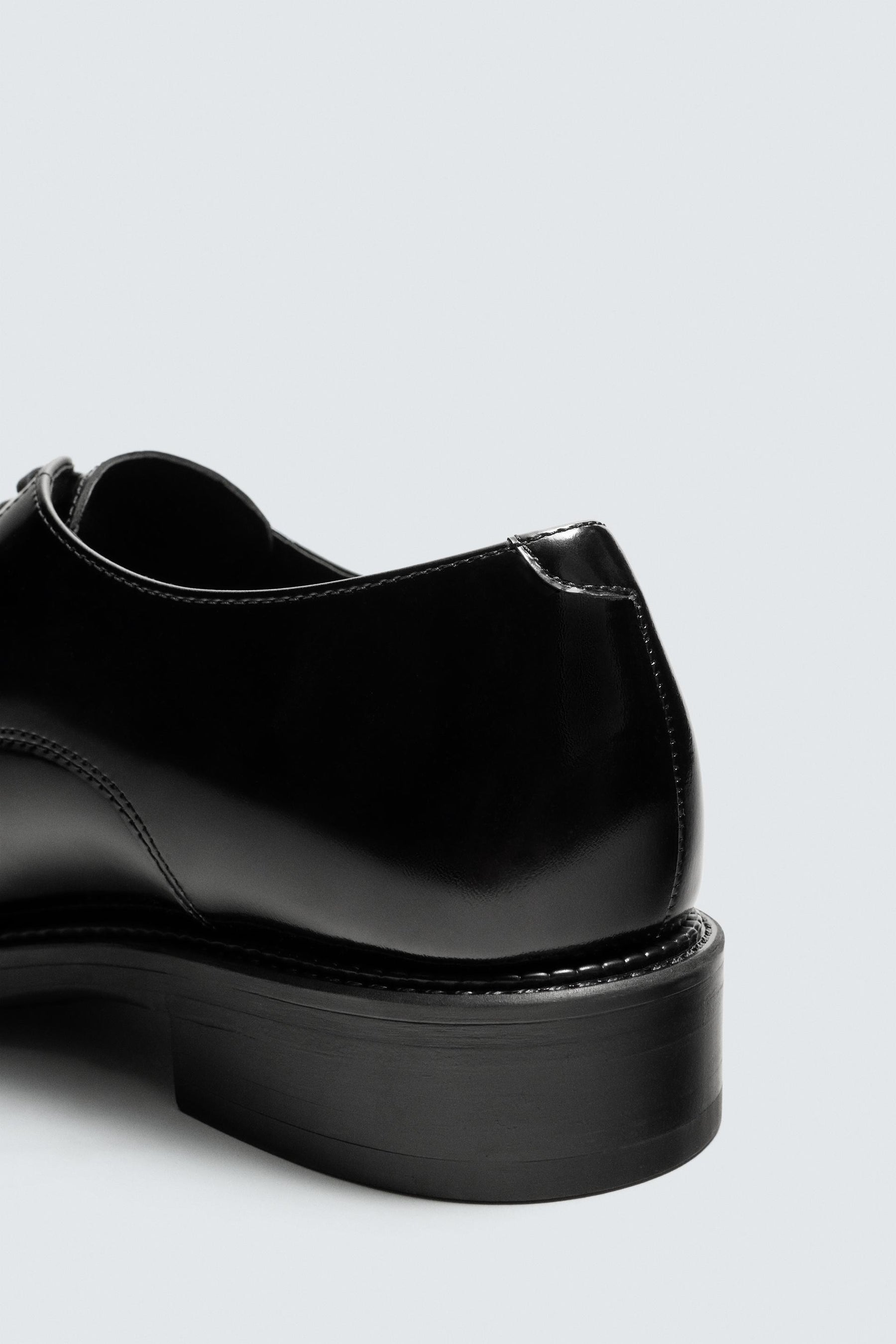 LEATHER DERBY SHOES - Image 6