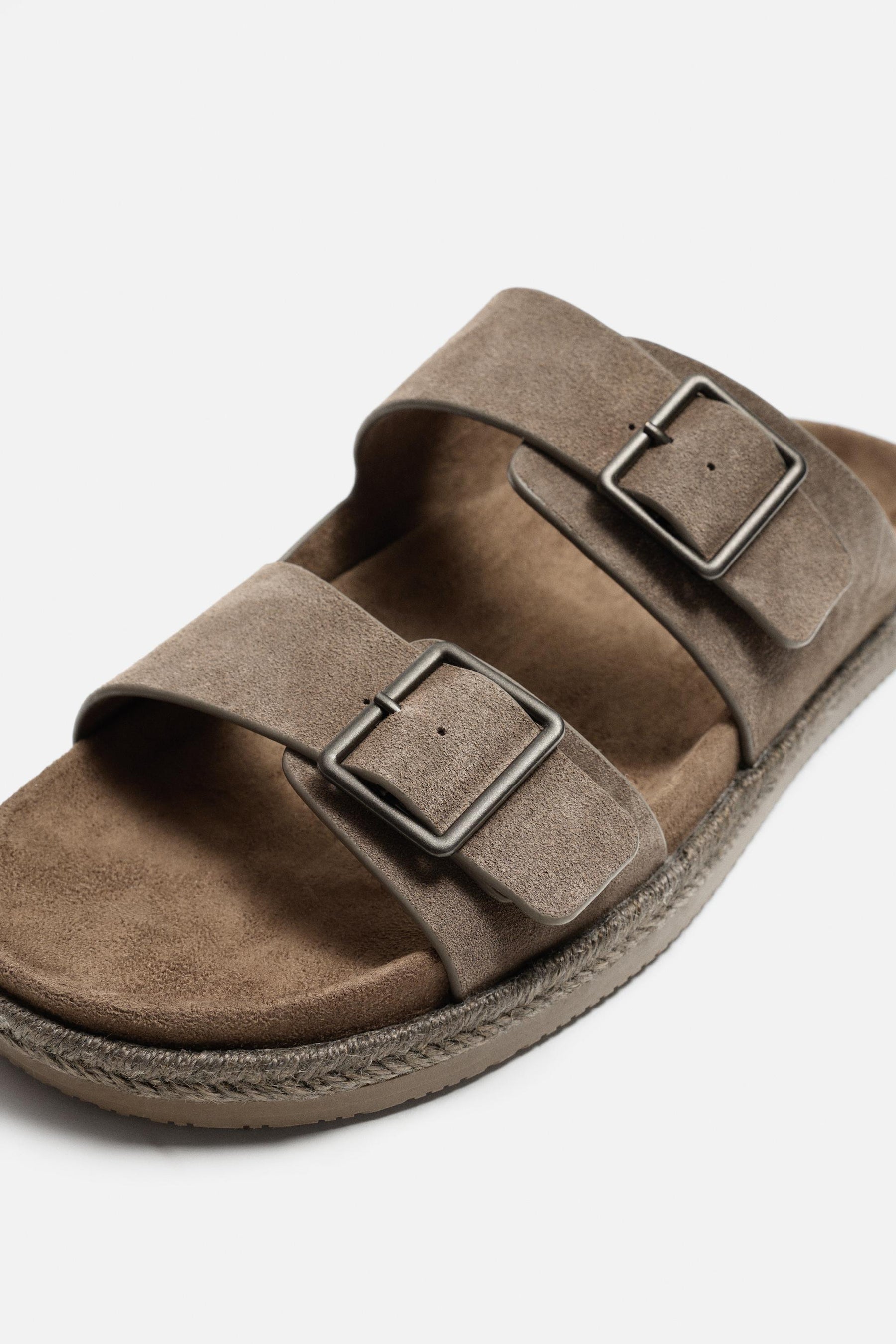 DOUBLE STRAP LEATHER SANDALS - Image 6