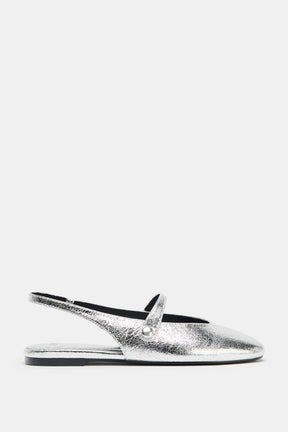 METALLIC BALLERINAS