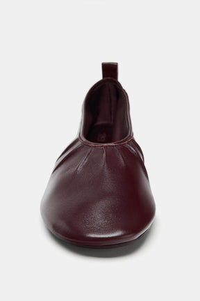 Leather Ballet Flats