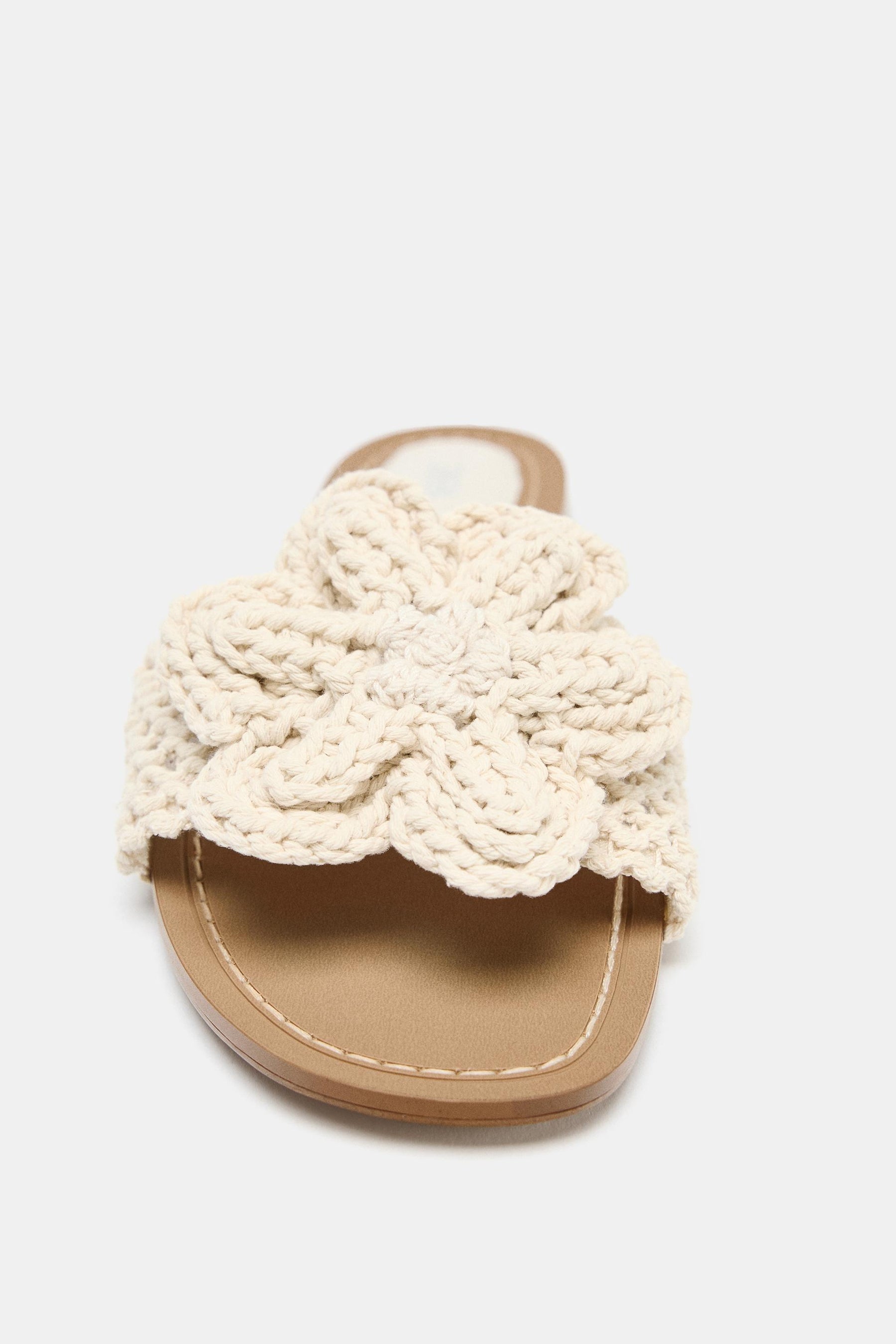 Crochet Bow Sandals