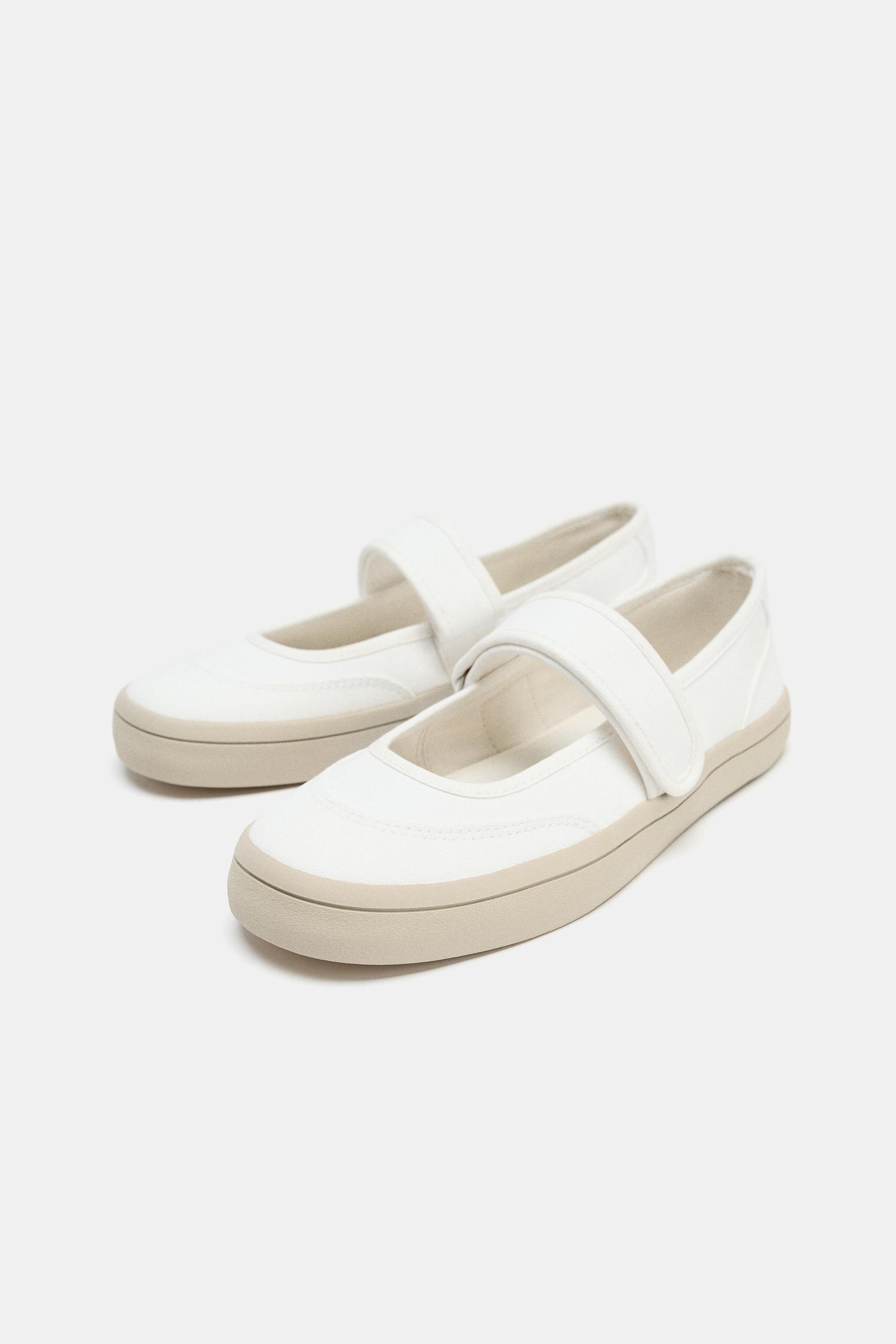 Fabric Strap Ballerinas