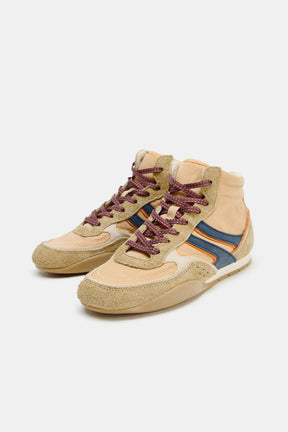 Colourful High-Top Trainers