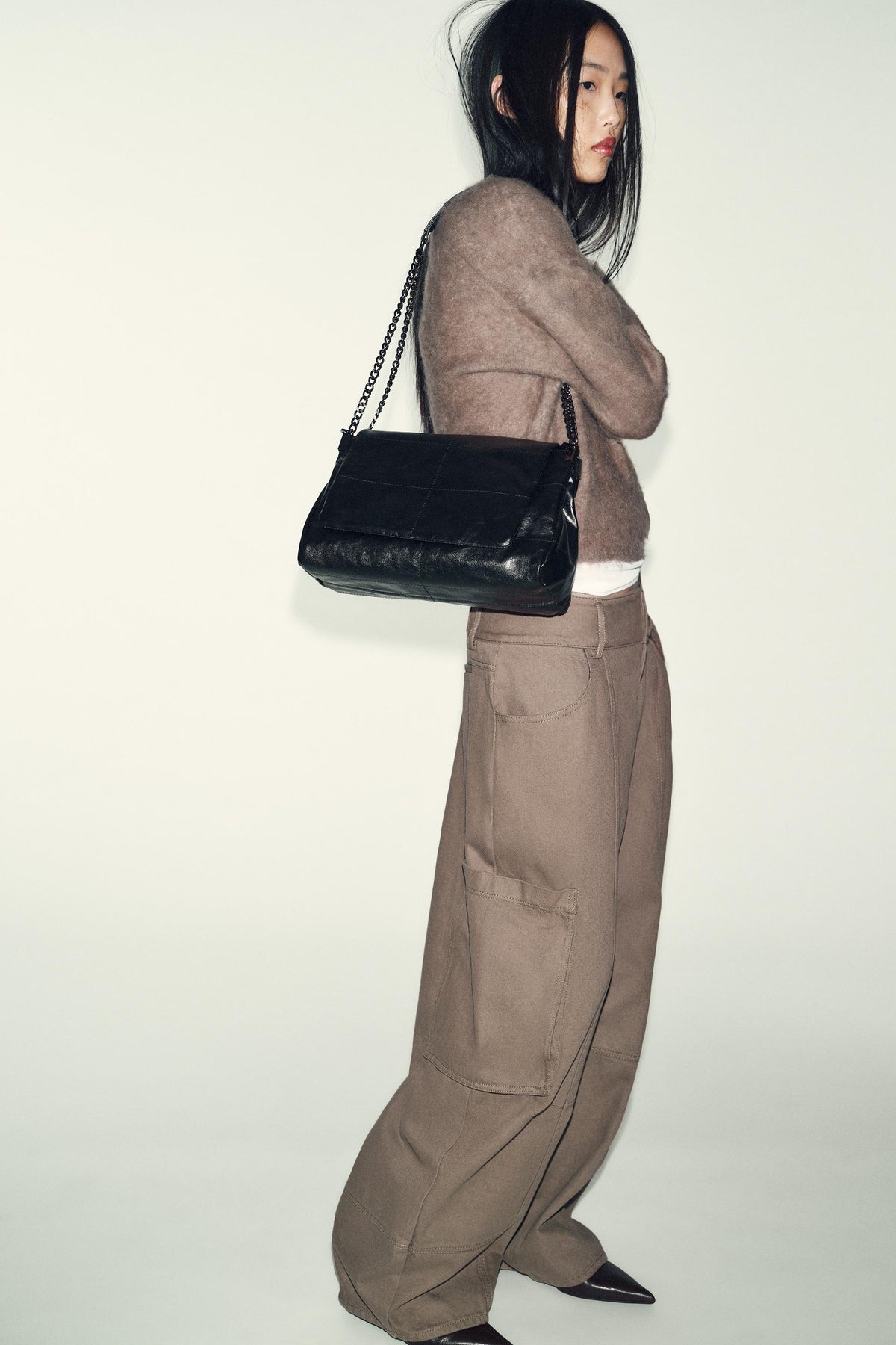 Shoulder Bag with Flap