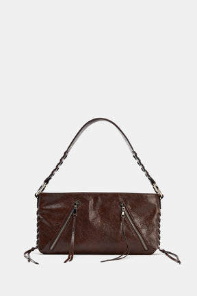 Zipped Shoulder Bag