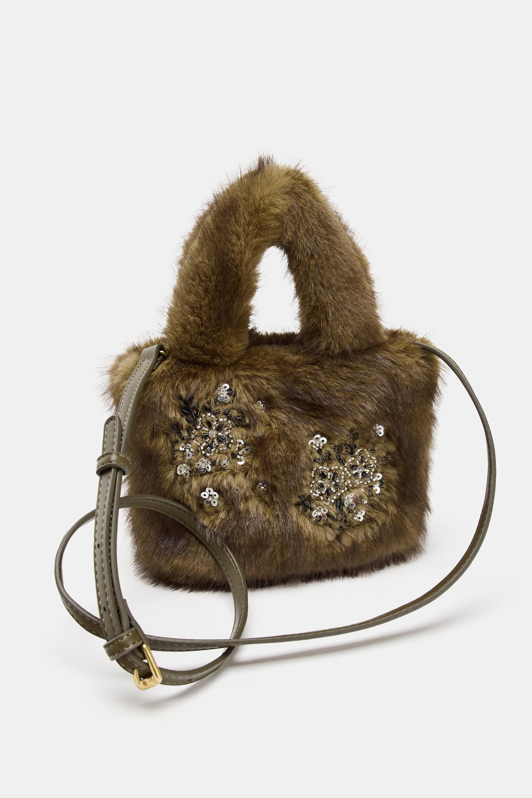 Faux Fur Handbag