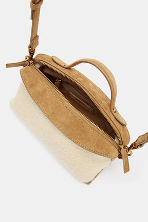 SHEARLING TOTE