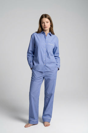 STRIPED PYJAMA-STYLE TROUSERS